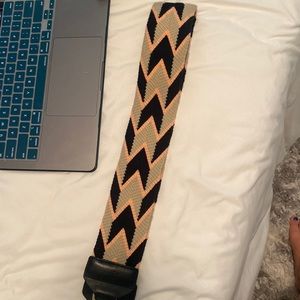 Salt Chevron Purse Strap